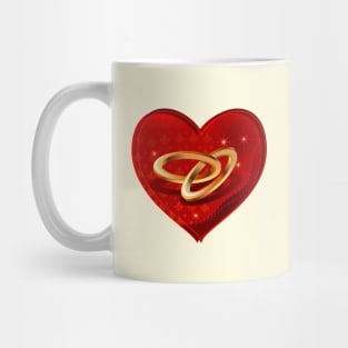 Wedding rings Mug